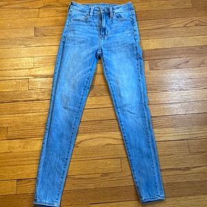 American Eagle high rise next level stretch jegging jeans woman’s 2